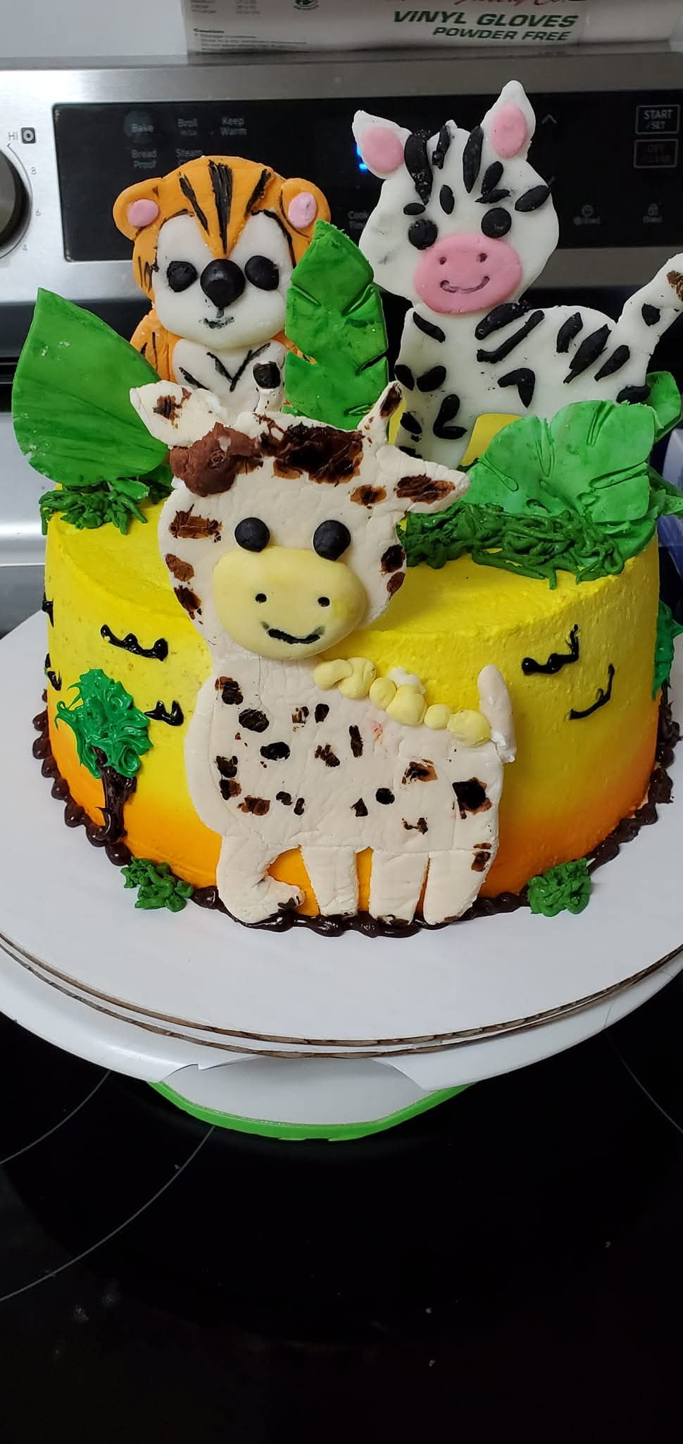 Pastel de baby shower o revelación de género 8