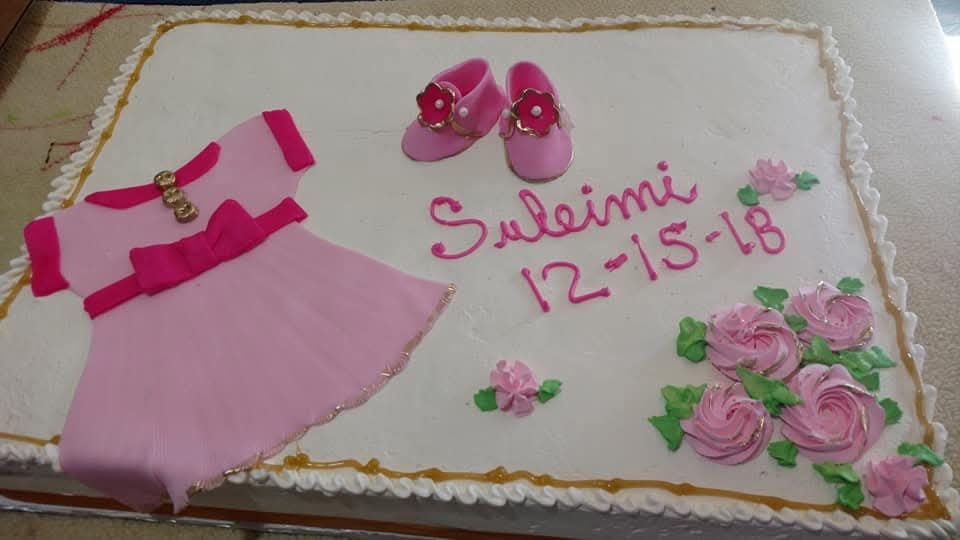 Pastel de baby shower o revelación de género 22