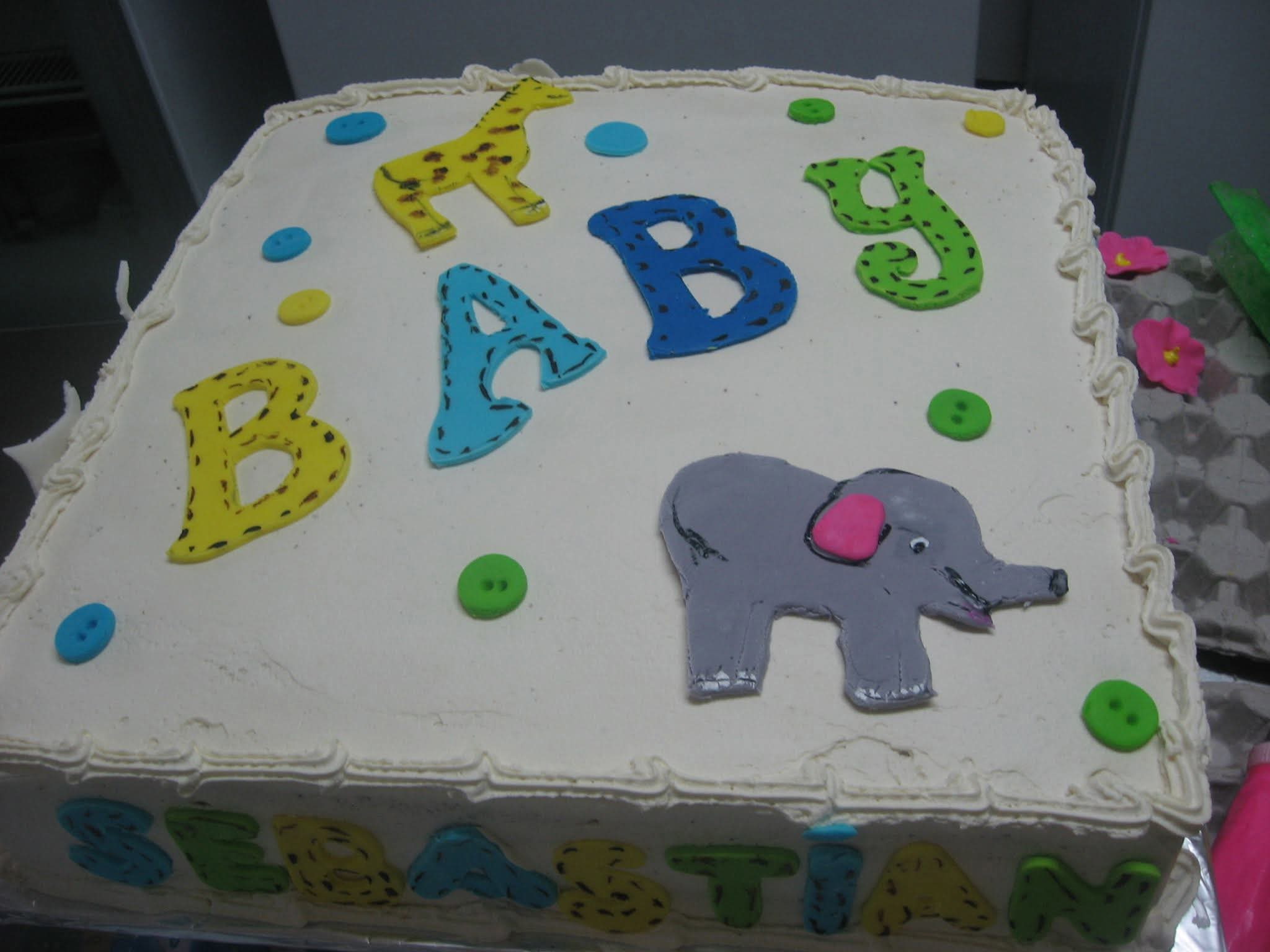 Pastel de baby shower o revelación de género 51