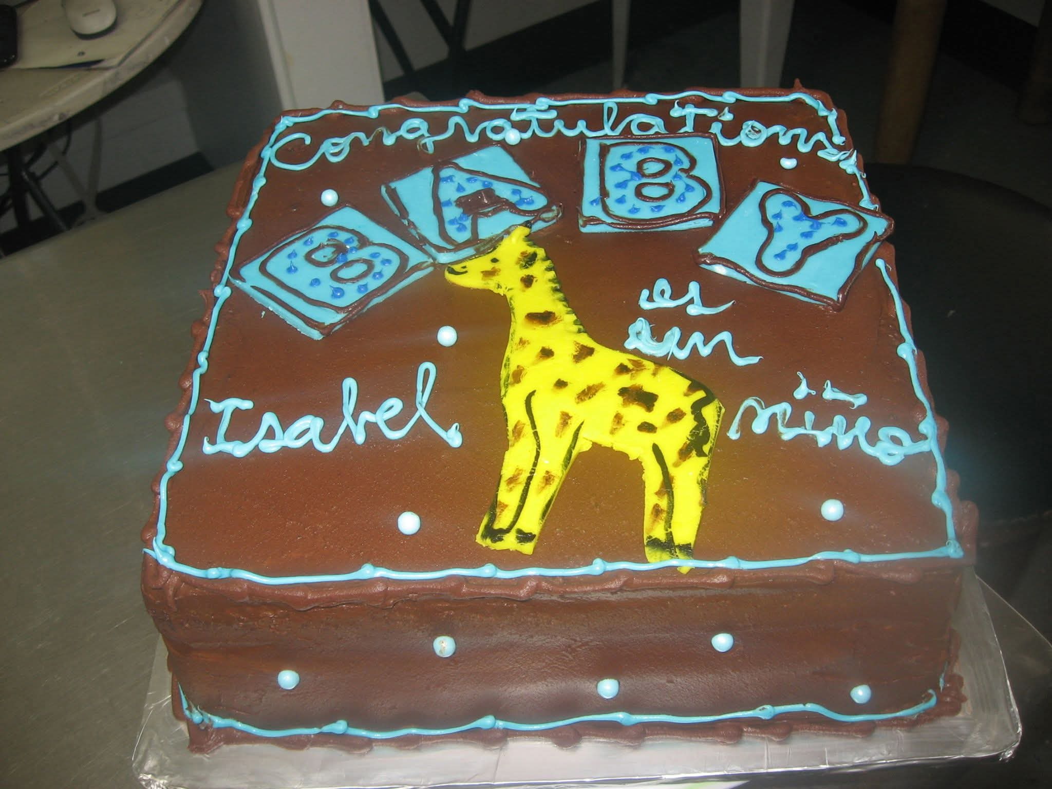 Pastel de baby shower o revelación de género 53