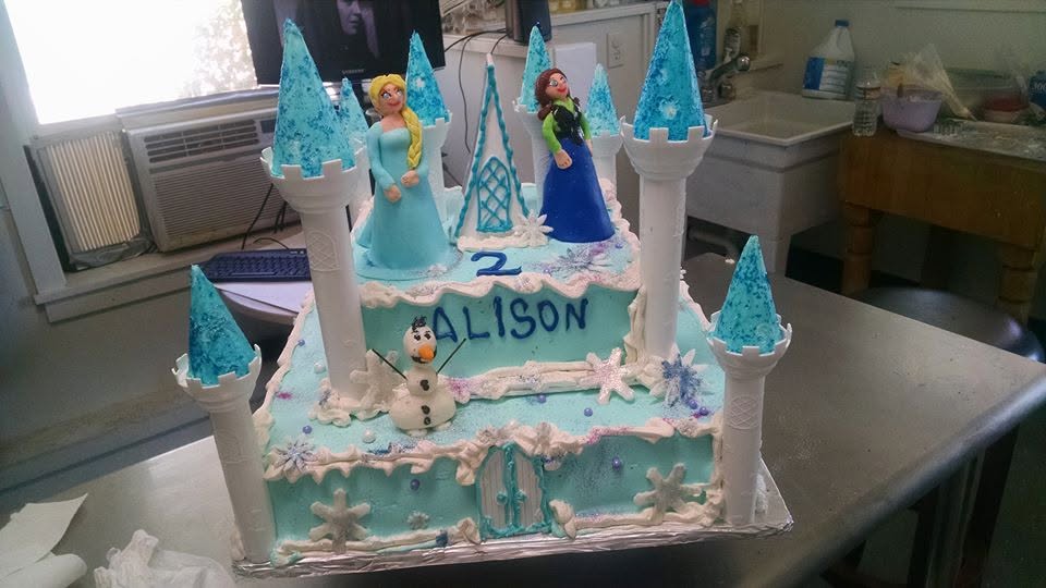 Pastel temático de Frozen