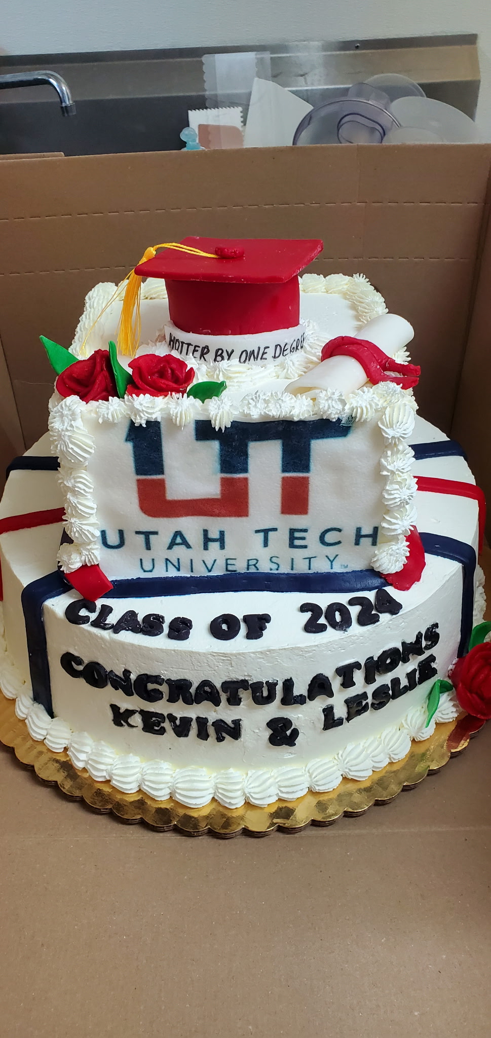 Pastel de graduación 1