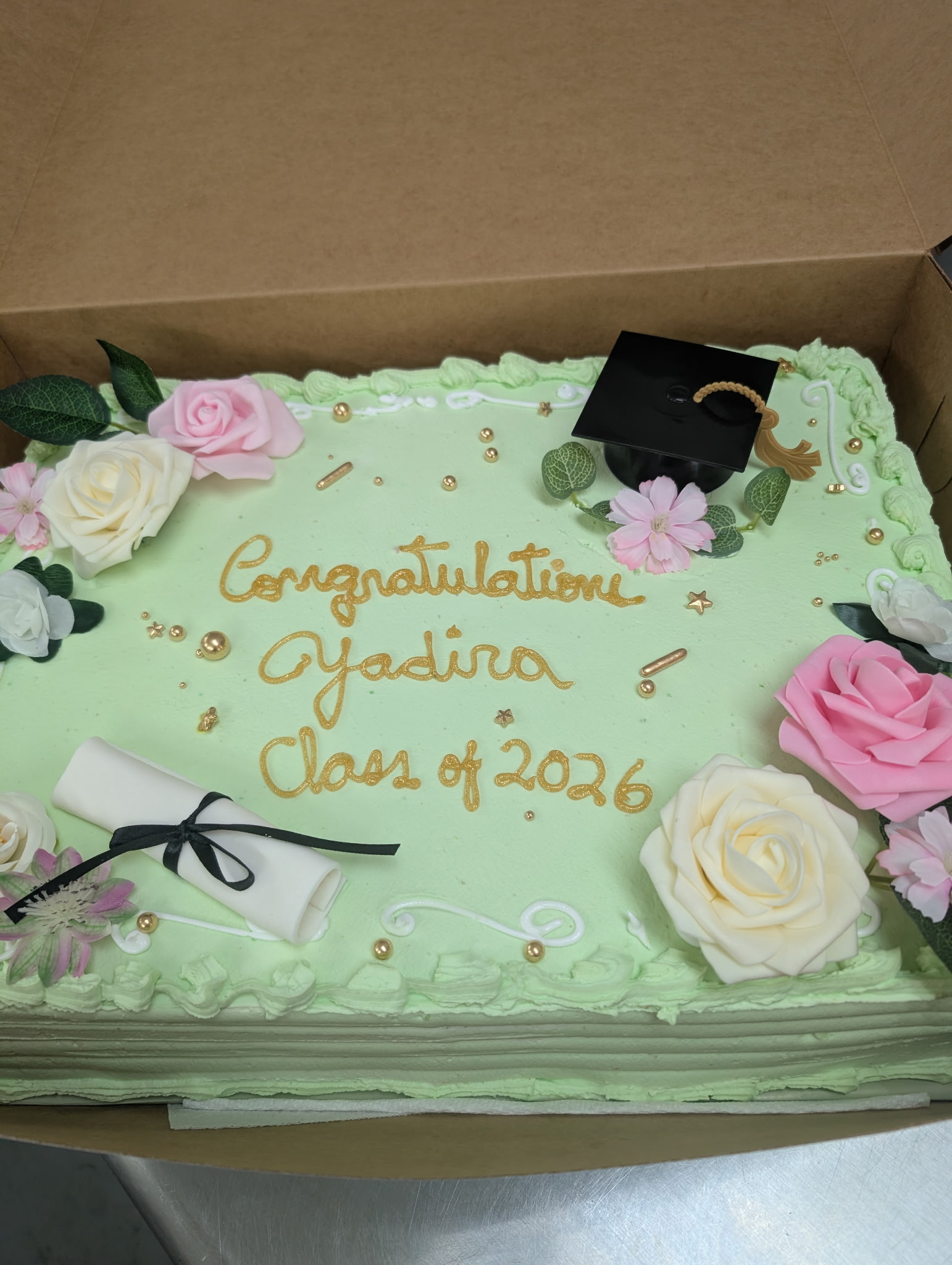 Pastel de graduación 4