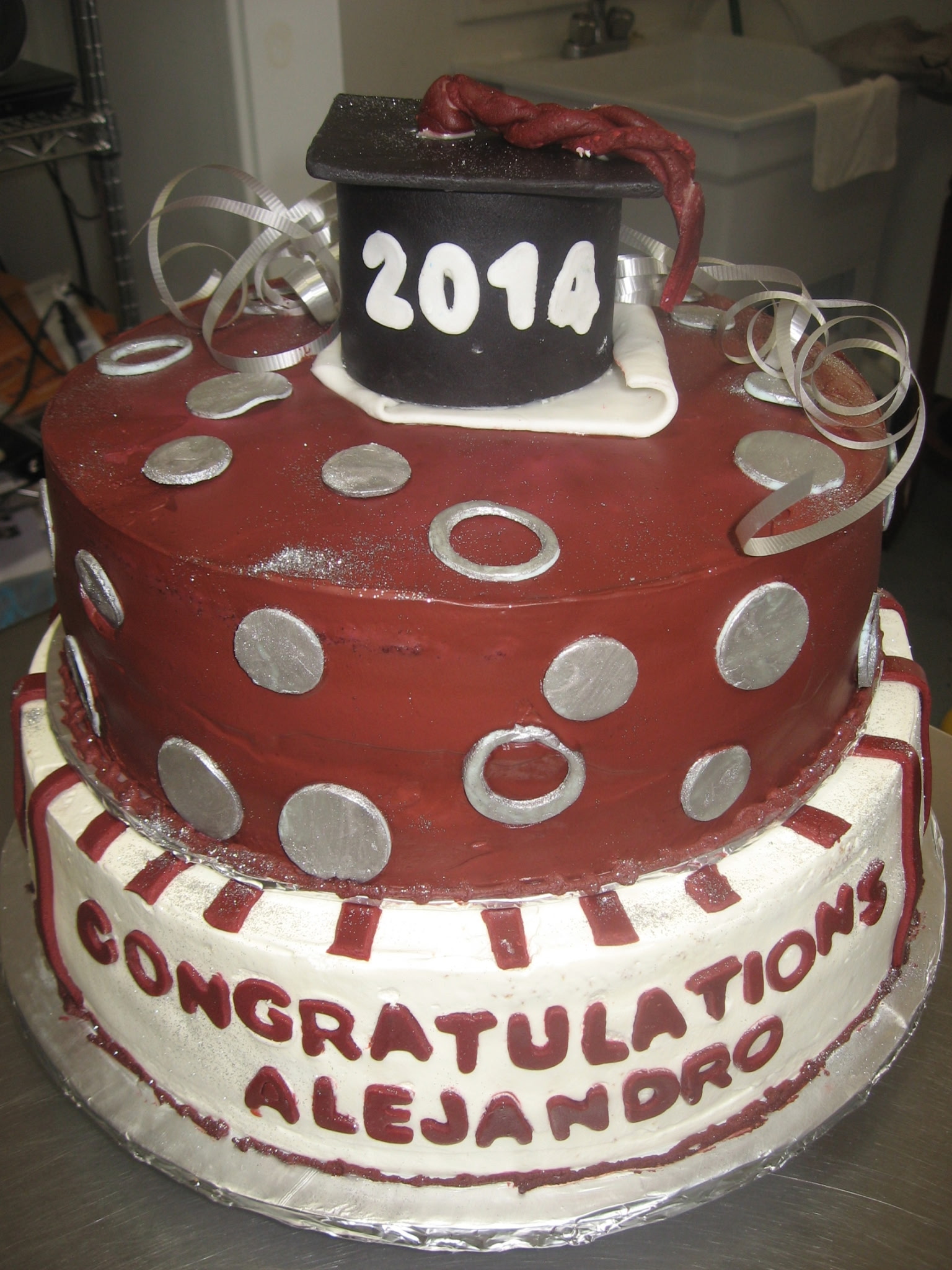 Pastel de graduación 10