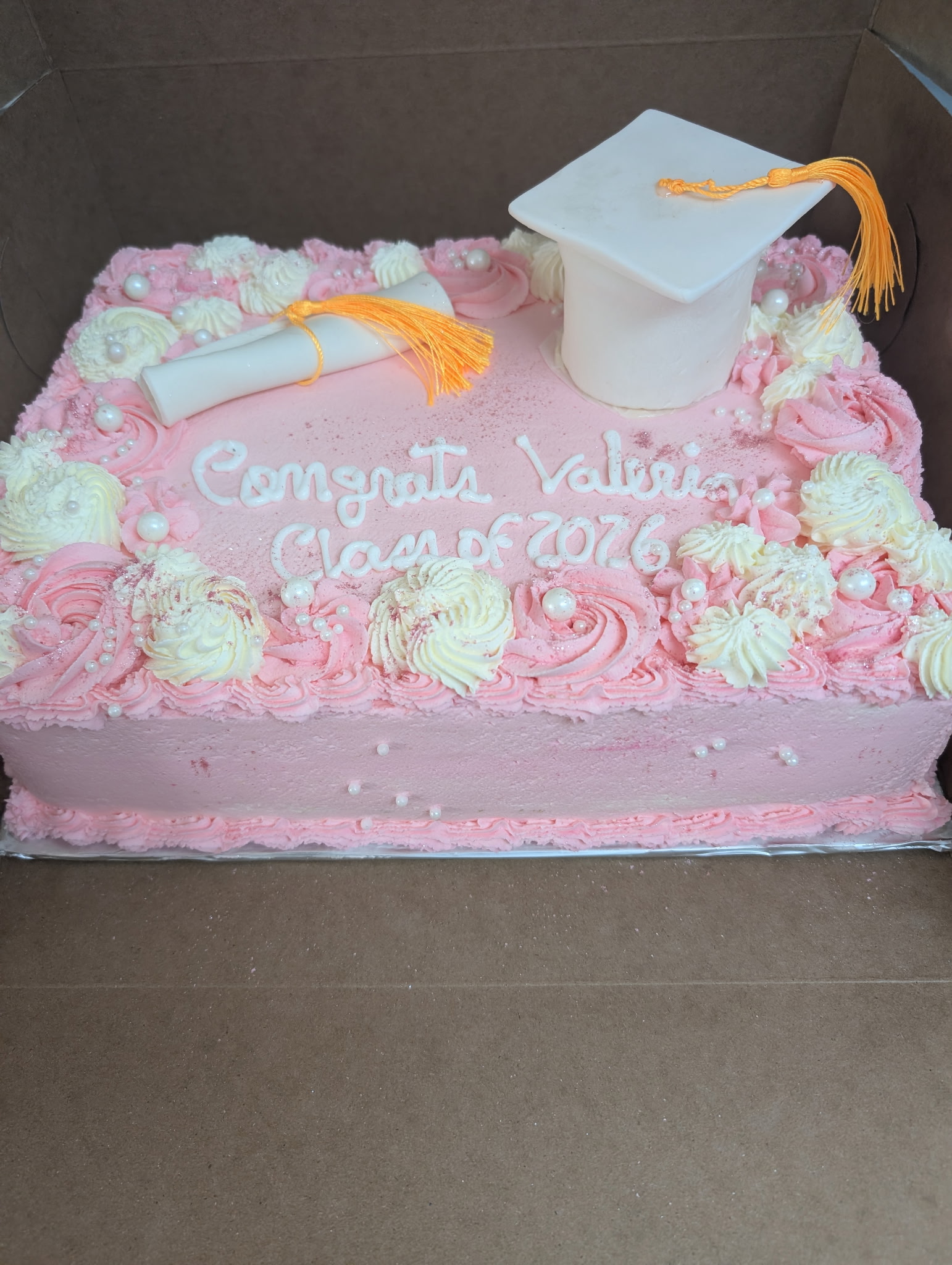 Pastel de graduación