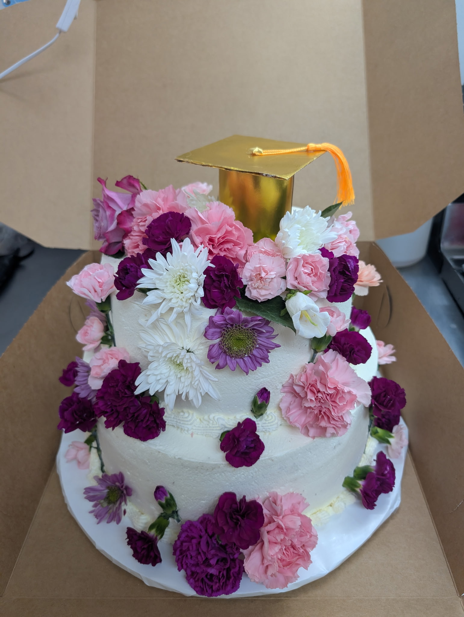 Pastel de graduación