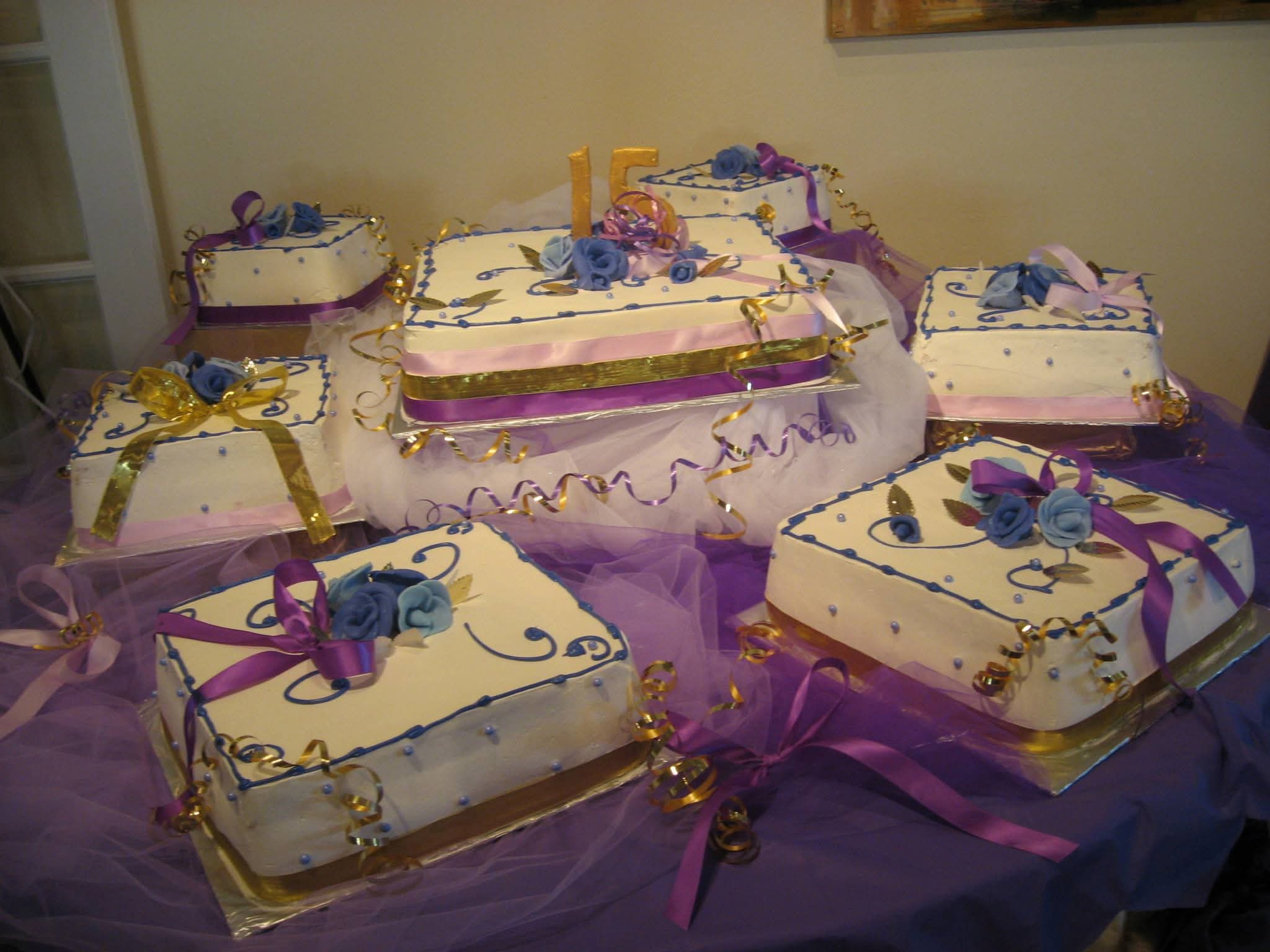 Pastel de quinceañera 12