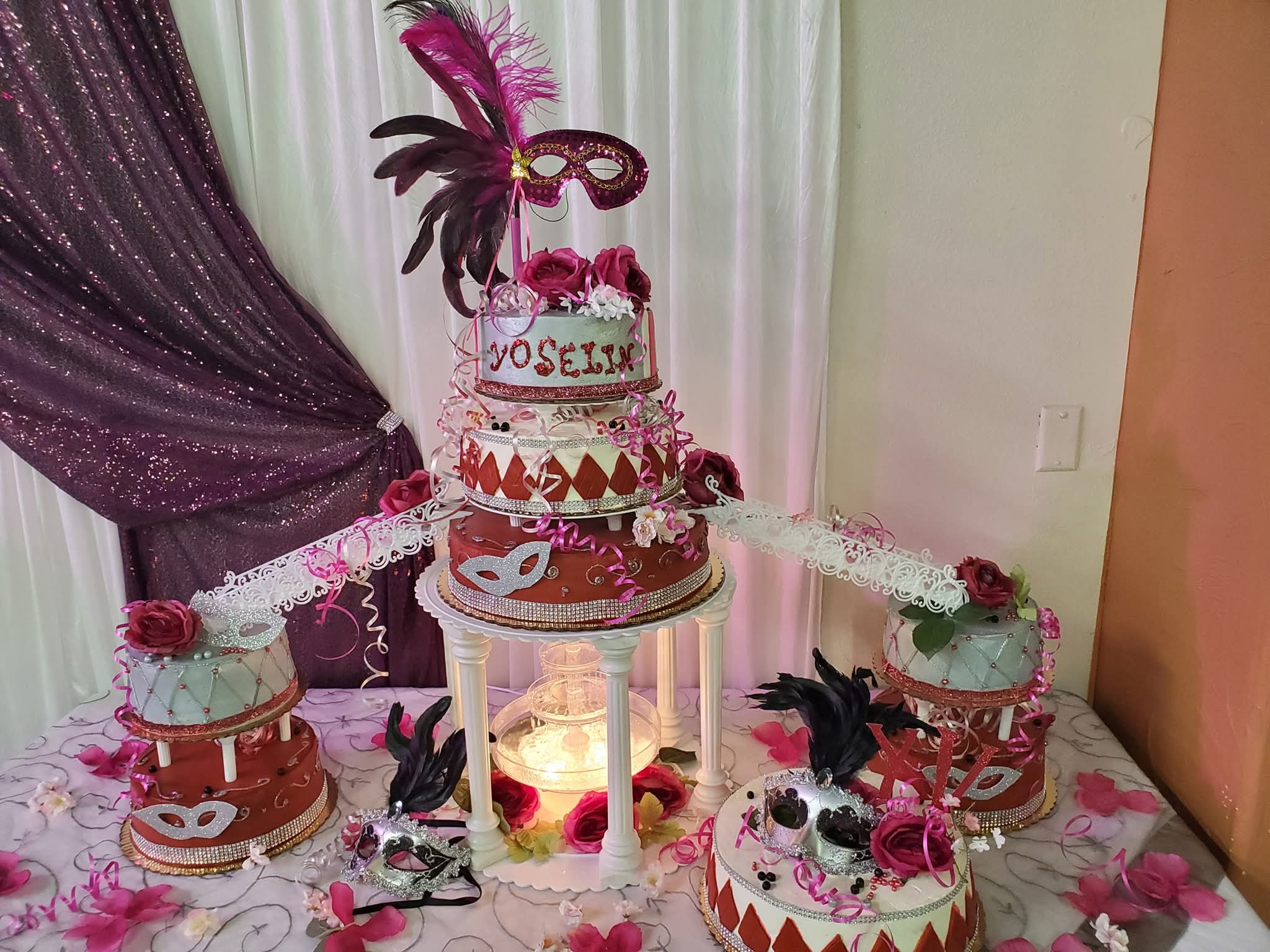 Pastel de quinceañera 40