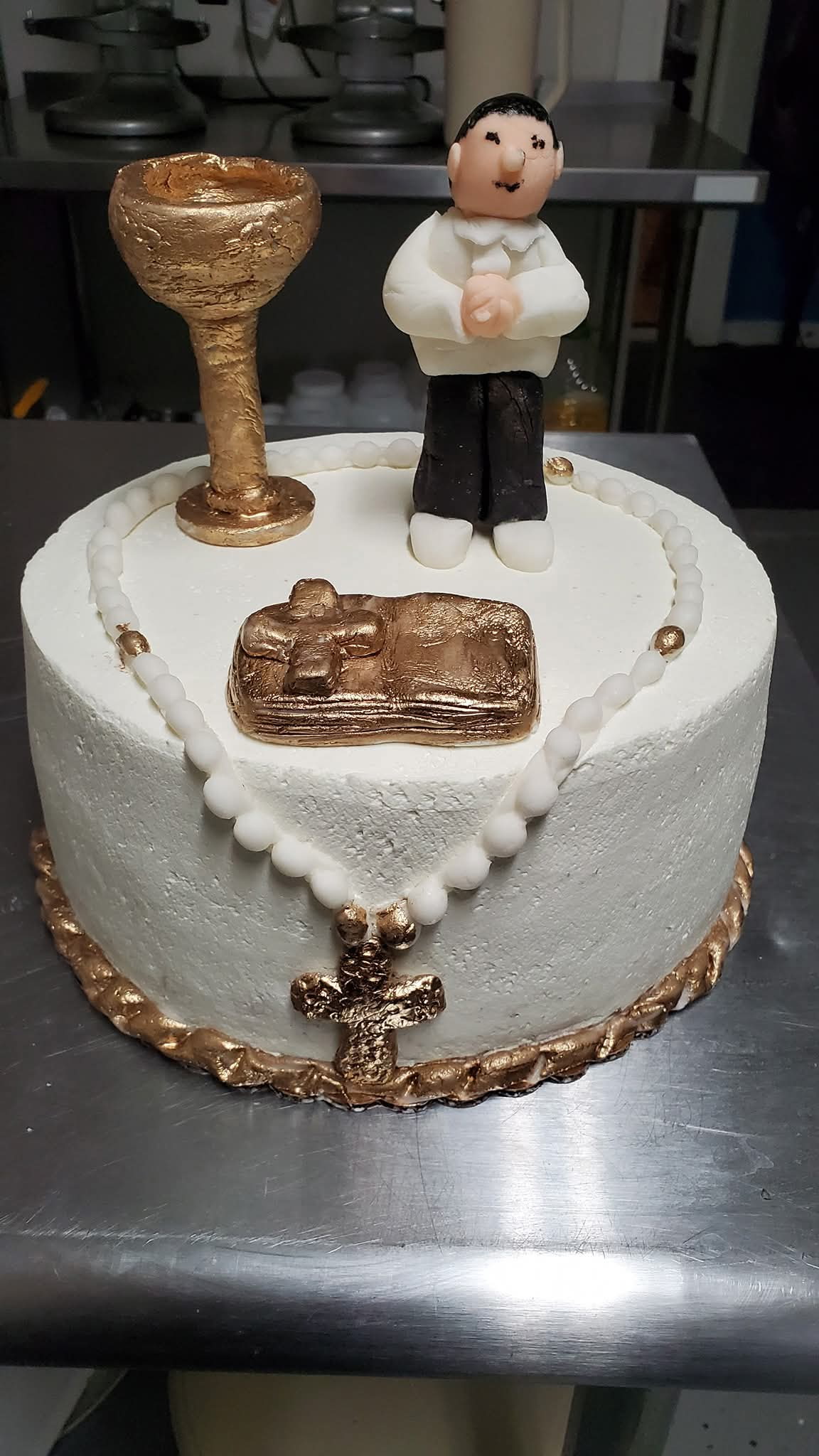Pastel para ocasión religiosa 8
