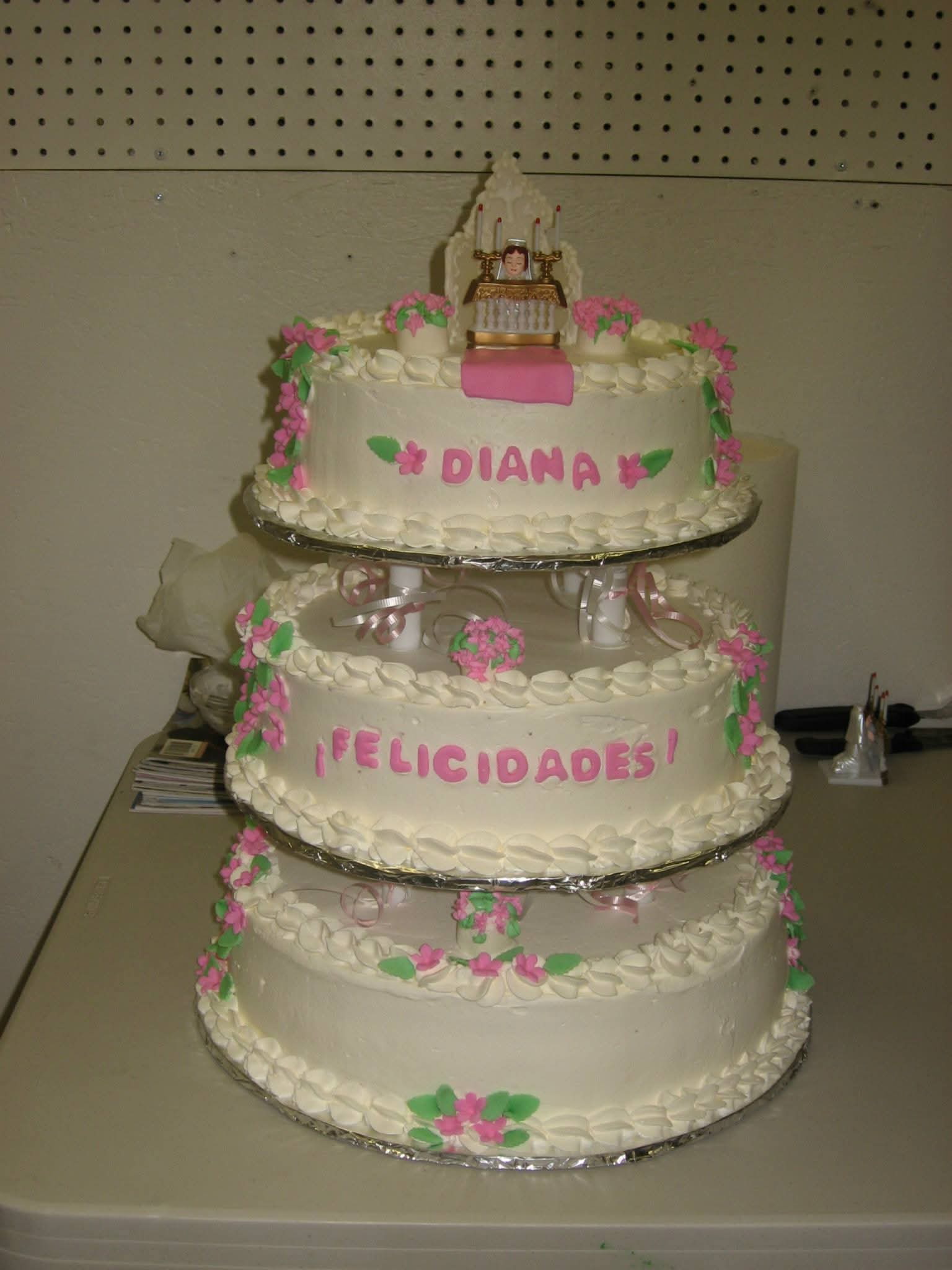 Pastel para ocasión religiosa 32